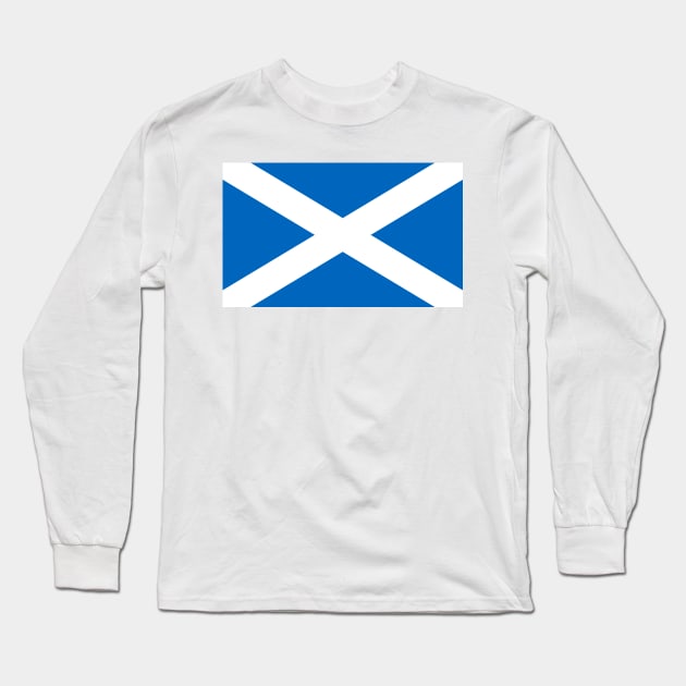 Scottish Flag Long Sleeve T-Shirt by McNutt